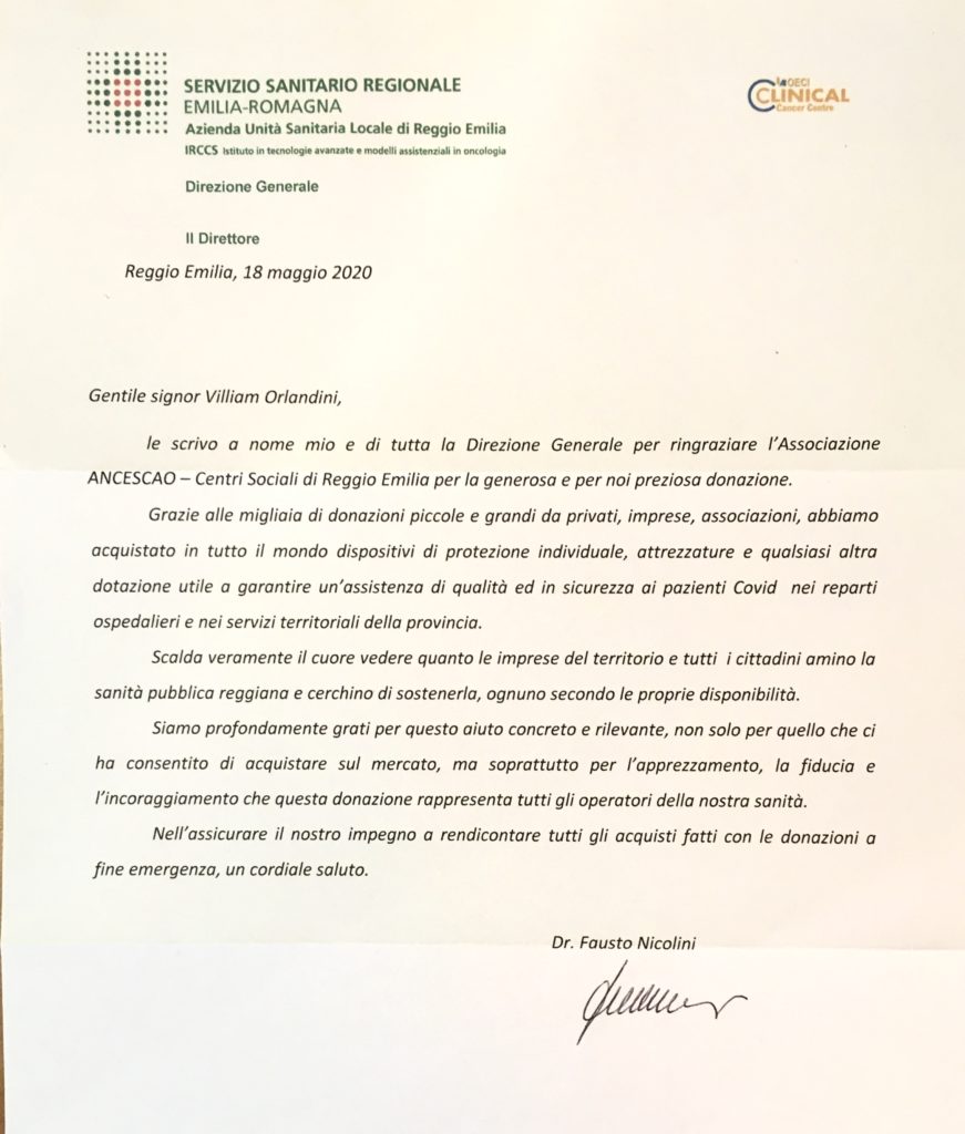 lettera nicolini